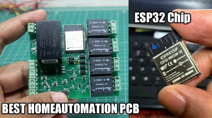 Best homeautomation PCB with SMD Components, ESP32 Chip.