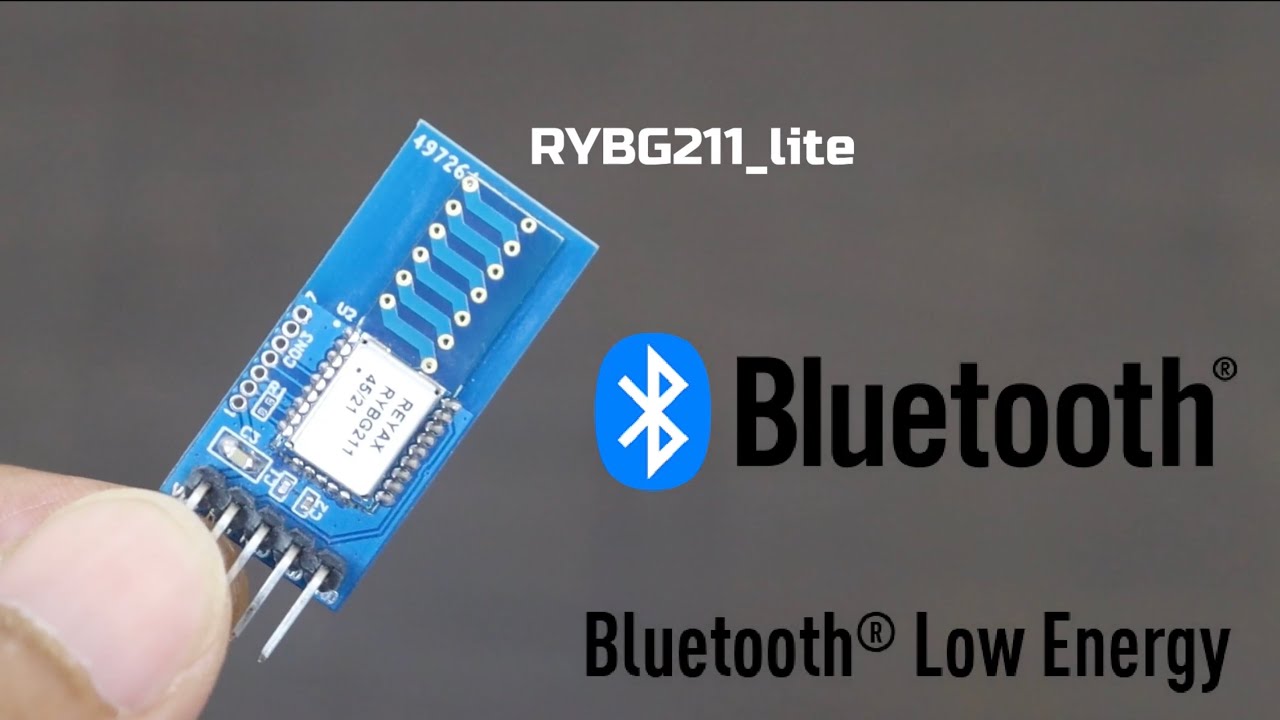 Reyax RYBG211_lite Bluetooth low energy module with Arduino.